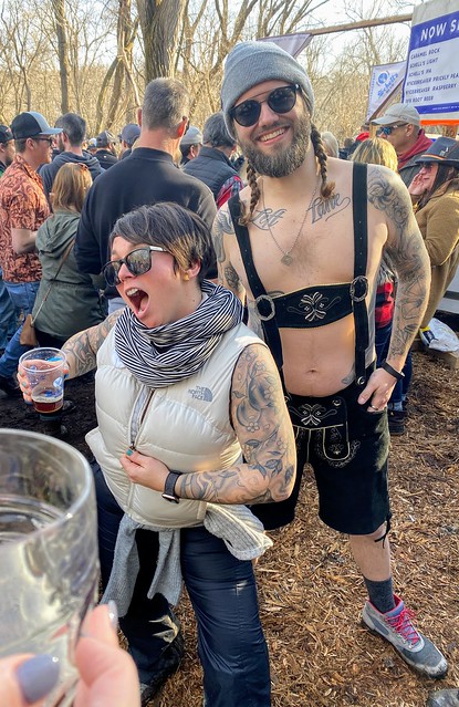 Hangin at this here 60 degree bock fest 