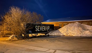 This seven up trailer is still here