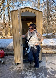 Bock Fest - Porta potty girl