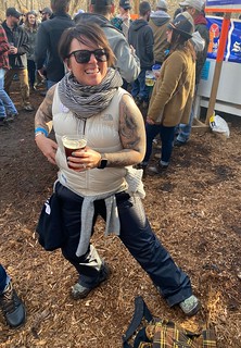 Bock Fest - Really enjoying herself