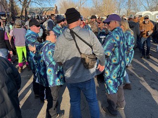Bock Fest - The peacocks were fluffing