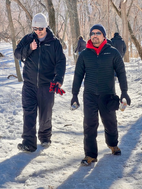 Over the hill and through the woods