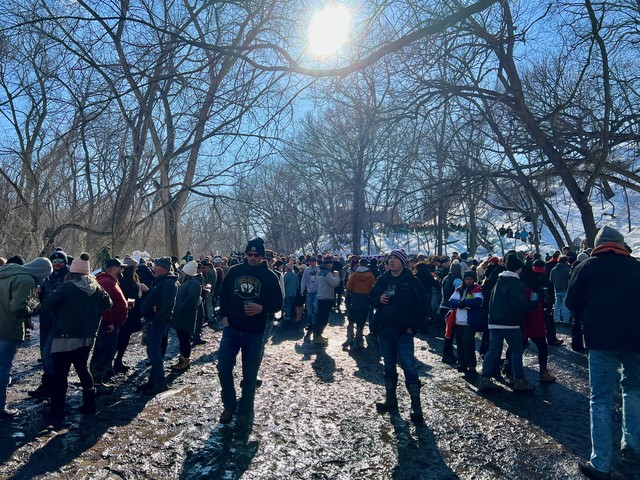 The downstairs mud pit