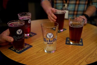 I showed up late. The game was pub golf and I won this hole.