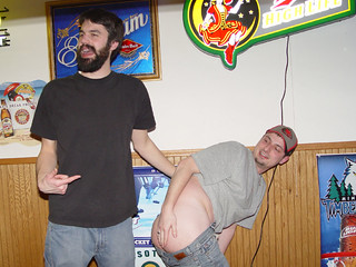 "If you miss this, I'll kiss your bare ass"