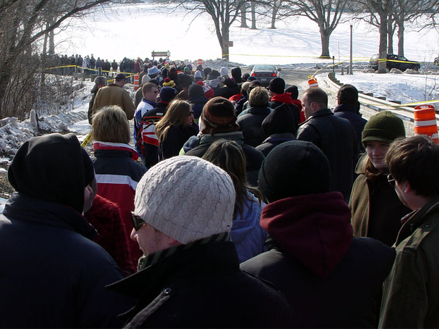Line to Bockfest at 12:30