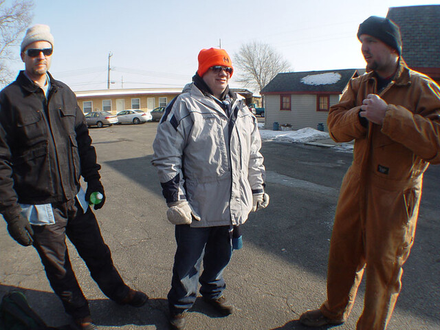 Outside the New Ulm Motel