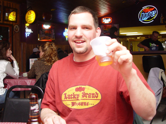 A healthy shot of whiskey