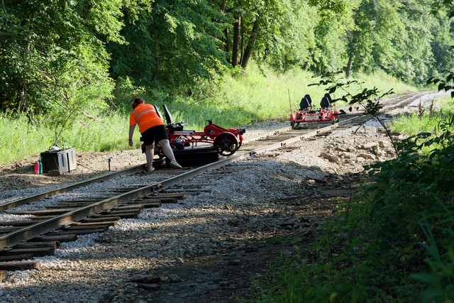 Gettin spun around at the halfway point