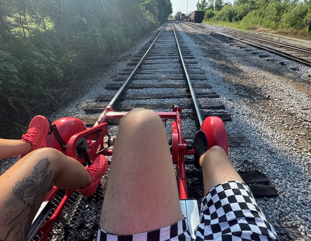 Ridin these rails