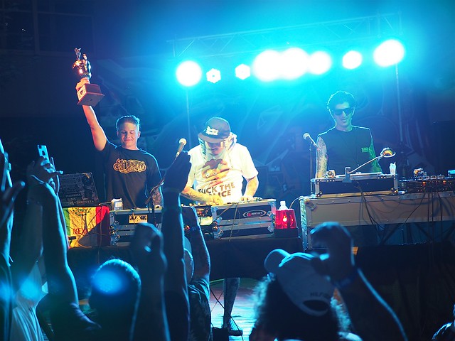 This dude got a trophy for making the news about getting in trouble for lighting fireworks at 3 AM and talking shit