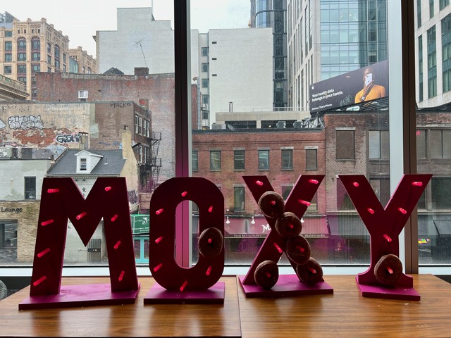 Arrived @ the moxy in Boston