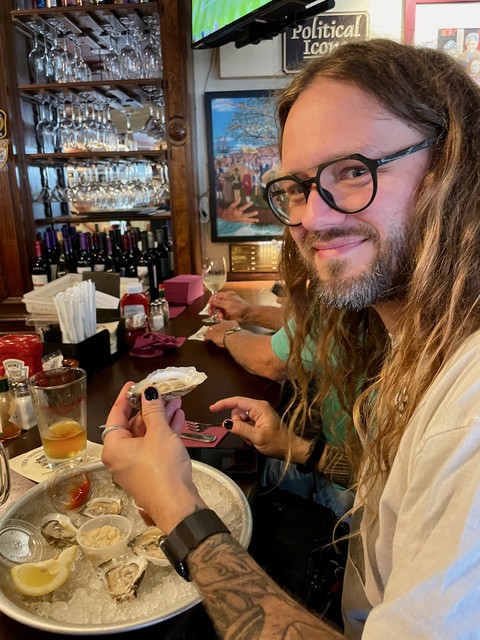 The raw bar we wanted to go to was closed, so...