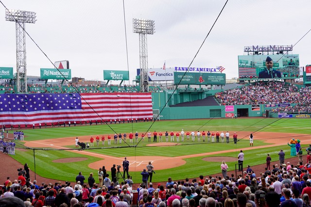 National Anthem at Fenway on the Fourth