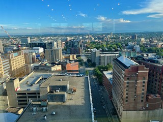 A clear Boston day from the hotel