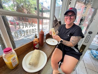 A rad neighborhood brekkie spot near our hotel