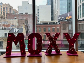 Arrived @ the moxy in Boston