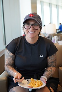 Kari found some Lobster Mac & Cheese in the United Club