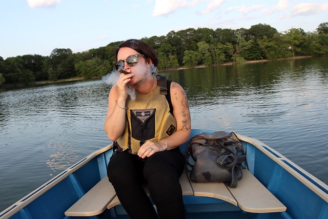 Rowin this girl around Jamaica Pond