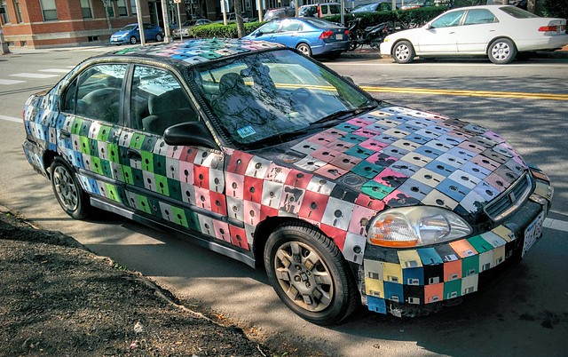 I can't think of a good rap lyric to represent this floppy disk covered ride.