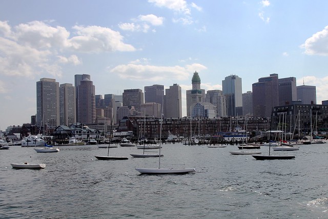 Boston from the harbor
