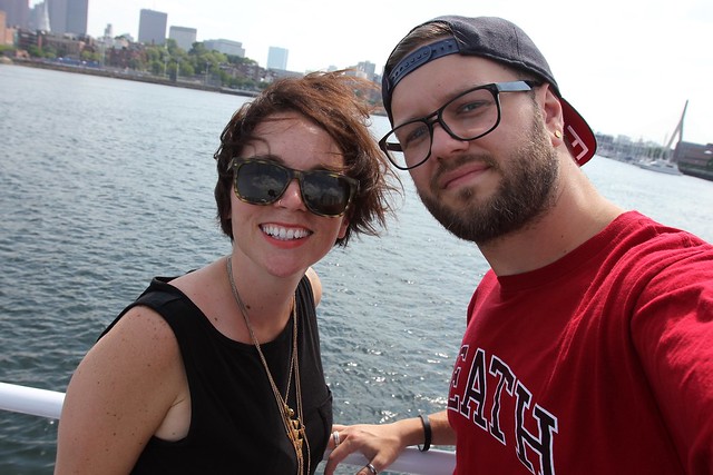 Water shuttle selfie