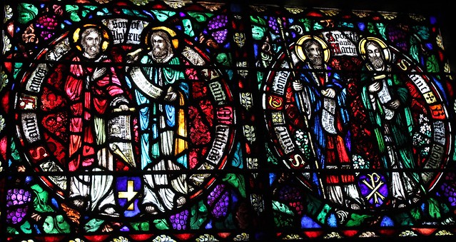 Some stained glass at Trinity Church