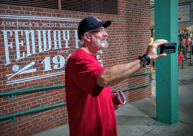 But first, let me take a selfie