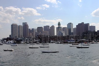 Skyline - Boston from the harbor