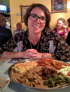 Our Ethiopian Uber driver tipped us off to the best Ethiopian food in Boston.