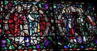 Some stained glass at Trinity Church