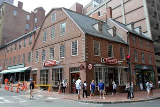 Kari was super stoked to check out the old bookstore... until she found out it was now a Chipotle.