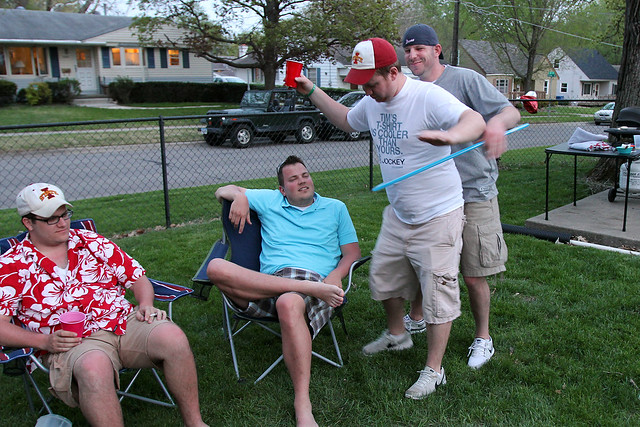 Double Dude Hula Hooping