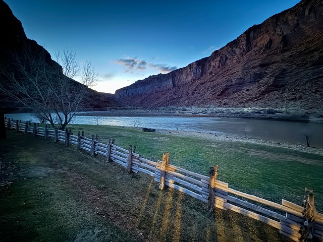The Colorado River in the back yard