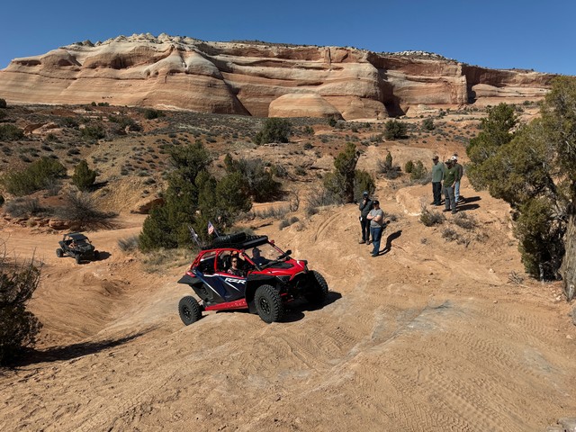 Lettin the UTVs come through