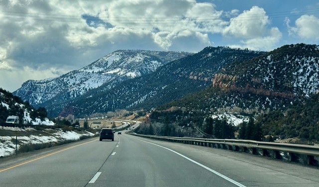 The mountain curves are so much more relaxing past the weather and traffic