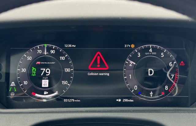 Kari's adaptive cruise control sensor was frozen and gave me a collision warning every time that ...