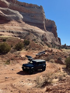 Rolling hills along the mesas