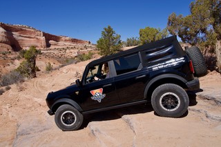 Hit the steps 1-wheel at a time for comfort