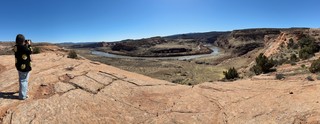 Lookin out over the Colorado river