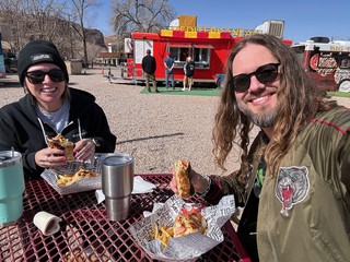 Shawarma at the Moab food court
