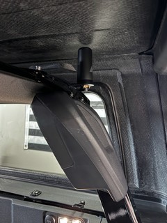 Midland Ghost antenna tucked out of the way and hidden inside