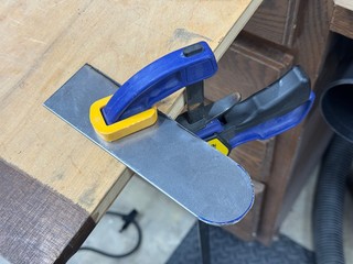 First time really cutting and shaping with metal