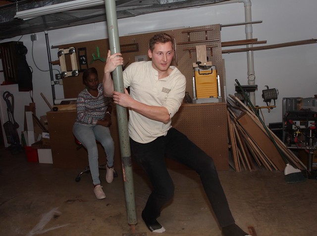 Andrea's brother gettin it