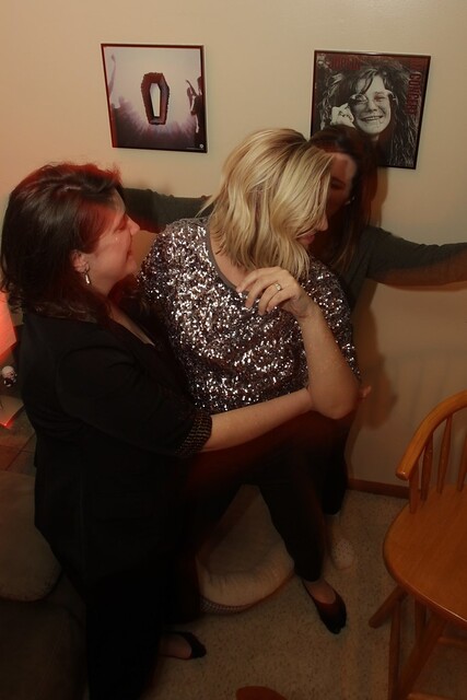 Basement dance party