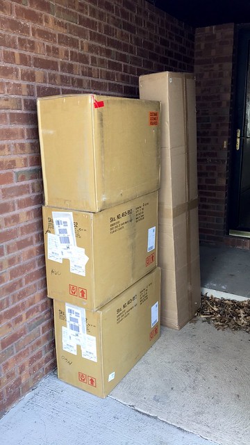 Kari ordering furniture before we even have drywall... or paint... or floors.