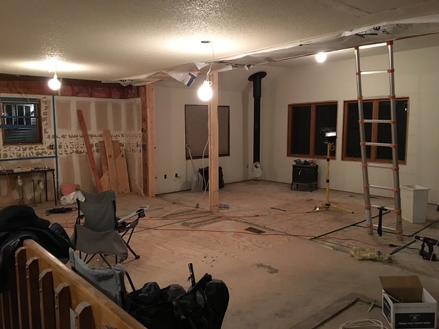 Let there be lights! Gettin this thing rewired with Jeff.