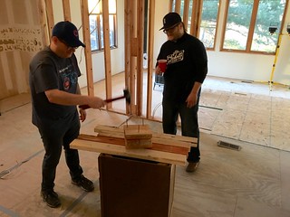 Homemade hammerschlagen log