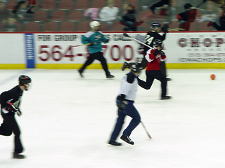 Broomball - Zach vs. Bolander