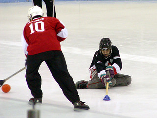 Broomball - I just did something awesome.
